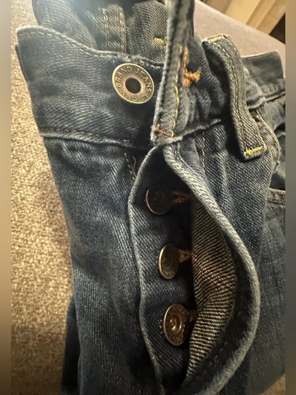 Lucky Brand Men’s Jeans 29 x 34 221 Original Straight OL Wilder Ranch Button Fly